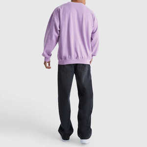 เสื้อสเวตเตอร์ผู้ชายวินเทจซักกรดเสื้อผ้าแนวสตรีทออกแบบได้ตามต้องการ - Product Image 5