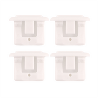WD12X10304 - Juego de 4 topeadores para la cesta superior de lavavajillas, ajuste exacto para General Electric y Hotpoint, reemplaza AP4484666 - Product Image 1