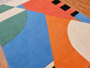 Wholesale Hand Tufted Multi Color Rug Thick Wool Rug Living Room Rug in Custom Sizes at Factory Price - Product Image 5