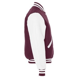 2025 Custom Wholesale Men's Varsity Jacket with Woolen Fabric Eco-Friendly <b>Winter</b> Season Lettering Women's Version Available - Product Image 3