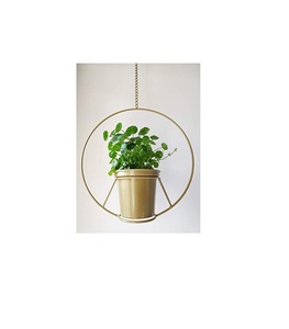 Maceta de flores de metal negro minimalista de buena calidad con soporte Maceta de último diseño para decoración del hogar y jardinería - Product Image 6