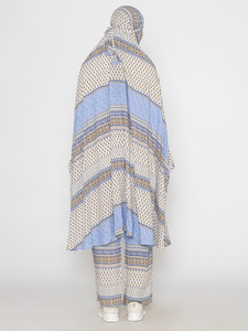 ชุดสายเล็กแขนยาวผ้าฝ้ายพิมพ์ลายดอกไม้สำหรับผู้หญิงดีไซน์ใหม่ล่าสุด - Product Image 6