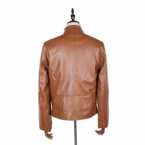 Chaqueta de cuero genuino de edición limitada para hombre, cuero de todos los tamaños con apliques, La mejor moda de alta calidad - Product Image 3
