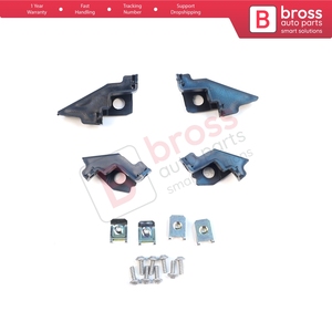 Support de fixation de phare BHL559+BHL560, kit de réparation avec languettes gauche et droite pour Polo MK5 6R 6C 61 2009-2016 6C0998225 6R0998226 - Product Image 2