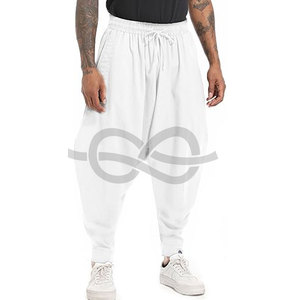 Men's <b>Harem</b> Pants Loose Fit Elastic Waist Drawstring Aladdin Style Hippie <b>Trousers</b> Comfortable Stylish Bohemian Casual Wear - Product Image 6