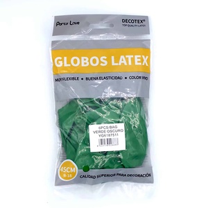 Palloncini in Lattice Decotex 45cm Verde Scuro R18 per Decorazioni Festa - Product Image 1