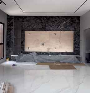 Fabricant de placage de pierre décorative en Inde Fabricant de placage de pierre mince flexible 100% Bloc gris argent naturel - Product Image 3