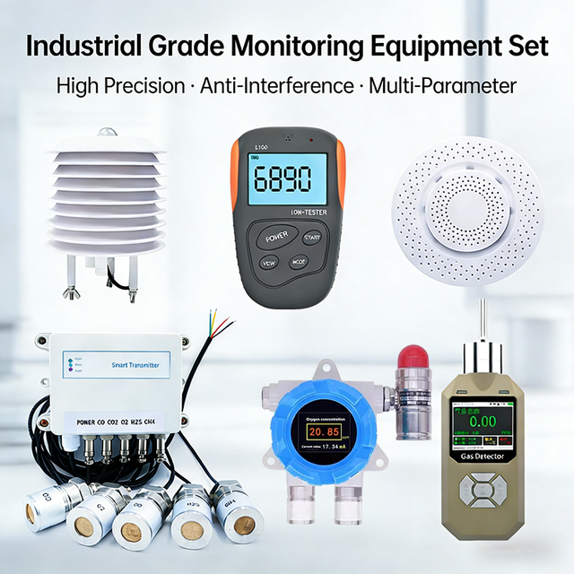 MULTI FUNCTIONAL ONLINE INDUSTRIAL AIR QUALITY DETECTOR MONITORING AMMONIA OZONE SO2 O2 CO CO2 CH4 H2S EXHAUST GAS METER SENSOR
