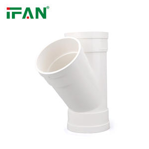 Ifan nhà máy tùy chỉnh GB PVC phụ kiện 50-110mm phụ kiện đường ống uPVC xiên TEE nhựa đường ống dẫn nước cống phụ kiện uPVC - Product Image 5