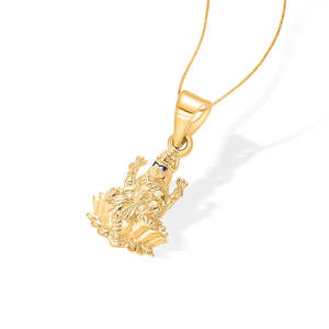 Pendentif charme Jésus en or rose avec accents de jade et de diamants, bijou mignon pour unisexe, idéal pour un anniversaire - Product Image 4