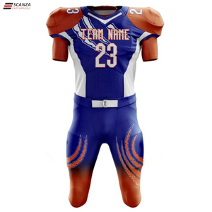 Uniformes de Fútbol Americano Personalizables de Alta Calidad, Conjuntos Unisex de Poliéster, Camisetas Bordadas, Tallas Grandes para Adultos, Transpirables - Product Image 2