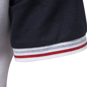 Vente en gros de polo grande taille pour hommes T-shirt en coton sport avec logo personnalisé en tricot à motif uni en polyester vierge et imprimé golf - Product Image 6