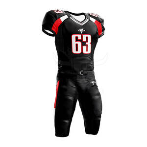 2024เสื้อเจอร์ซีย์ฟุตบอลอเมริกันแบบมีคุณภาพสูงพร้อมเสื้อผ้าลายทแยงและเสื้อบุนวม - Product Image 3