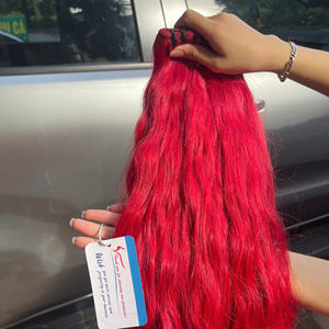 100% Extensions de cheveux vierges vietnamiennes naturelles de haute qualité Double Drawn naturel ondulé trame Style de cheveux cheveux humains de qualité supérieure - Product Image 1