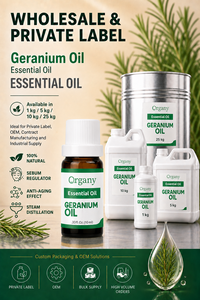 Aceite Esencial de Geranio Rosa 100% Puro, Pelargonium Graveolens, Destilado al Vapor, OEM, Marca Privada, Cosmético Equilibrante para el Cuidado de la Piel, ODM - Product Image 3