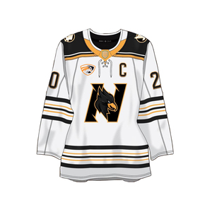 Maillots de hockey sur glace d'équipe personnalisés tissu durable broderie de logo conception personnalisée impression par sublimation service maillots de hockey - Product Image 3