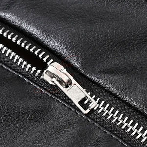 Gilet d'hiver en cuir véritable pour homme, fermeture éclair, imperméable, respirant, poche 5 dimensions, vêtements d'extérieur de haute qualité - Product Image 6