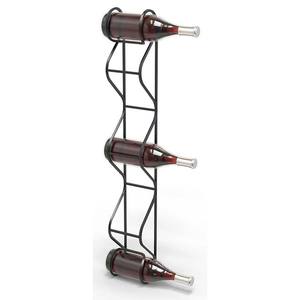 Organizador de estante de vino de metal montado en la pared Pantalla en forma de cilindro para un almacenamiento eficiente de botellas de vino para fiestas - Product Image 5