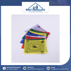 คอลเลกชันใหม่พุทธสวดมนต์ธงทิเบตพุทธศาสนาธงสวดมนต์ทำในประเทศเนปาลในราคาที่เหมาะสม - Product Image 6