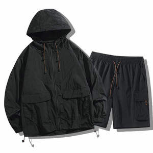 Nouveau ensemble coupe-vent à capuche protégé du soleil pour hommes de meilleure qualité coupe-vent personnalisé en nylon hommes confortable prix raisonnable - Product Image 4