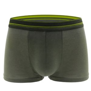 Bóxer de algodón transpirable para hombre, ropa interior elástica con logo personalizado, novedad - Product Image 5