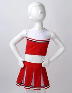 Uniformes de cheerleading pour filles, personnalisés, couleur élastique, logo imprimé, haute performance, dernier design, qualité supérieure - Product Image 4