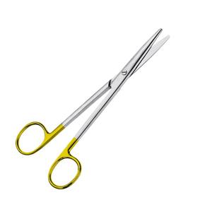 Ciseaux chirurgicaux droits Standard émoussés demi or ciseaux médicaux ciseaux médicaux en acier allemand - Product Image 2