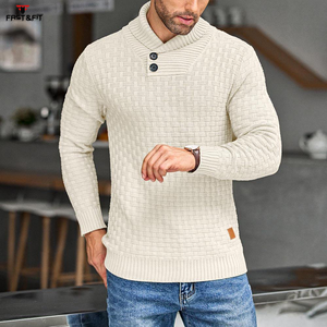 Nouveauté Pull en maille à manches longues respirant pour l'hiver Séchage rapide Anti-froissement Anti-boulochage Logo avant Pull vintage - Product Image 3