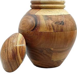 MS INC Design <b>wooden</b> Funeral Cremation <b>Urn</b> <b>For</b> Adult Men Women <b>Ashes</b> Human <b>Ashes</b> Storage - Product Image 3