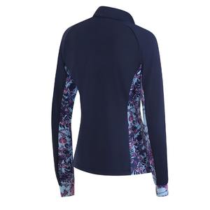 Equestrian Wear Ladies Polo Base Layer High Quality Long Sleeves Breathable Four-way Stretch Spandex/Polyester Women <b>Riding</b> - Product Image 2