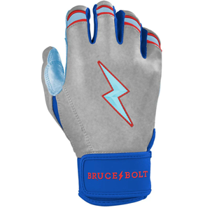 Guantes de Bateo de Béisbol/Sóftbol Grises con Puño Corto y Logotipo Personalizado, Cuero Cabretta de Primera Calidad, Ambidiestros, Antideslizantes, con Cierre de Gancho y Bucle - Product Image 3