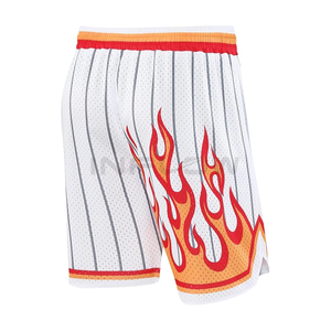 Mesh Shorts Men's basketball Summer Sublimation <b>Stretch</b> Dtg Printing 100% Polyester 5 Inch Inseam customized logo gym wear - Product Image 3