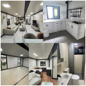 Casa Contenedor Moderna Expandible y Transpirable de 40 Pies (20 Pies) Lista para Habitar, de Doble Ancho y <span class=keywords><strong>Dos</strong></span> Pisos, Casa Móvil para Exteriores - Product Image 5