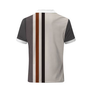 Camiseta informal de algodón de manga corta para hombre de alta calidad con cuello informal Precio barato para camiseta de polo - Product Image 6