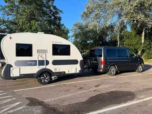 Remolque de aluminio todoterreno para caravana de lágrima de viaje 4x4 de lujo personalizado para acampar al aire libre capacidad para dormir 4 personas - Product Image 5