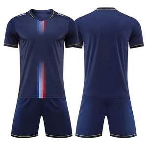 Ropa de fútbol de diseño personalizado de secado rápido de alta calidad, Conjunto de camiseta de fútbol sublimada completa, uniforme de equipo de entrenamiento - Product Image 3