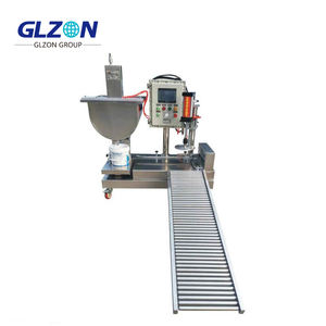 Système de remplissage semi-automatique de 30 L |   Acier inoxydable, résistant à la corrosion avec commande PLC pour machine de remplissage alimentaire et chimique - Product Image 2