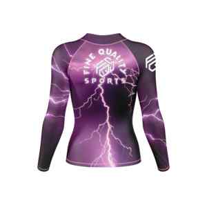 Vente en gros de motifs tendances imprimés d'arts martiaux mixtes respirants à manches longues pour femmes extensibles à séchage rapide - Product Image 3