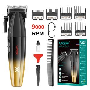 Herramientas Profesionales Inalámbricas y con Cable Recargables para Cortar el Cabello, Máquina de Corte para Estilos Frescos y Degradados con Pantalla LED, para Uso Profesional - Product Image 6