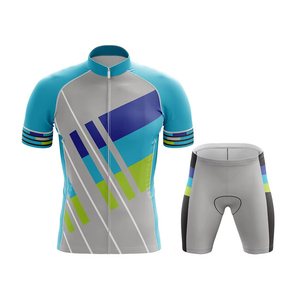 Ensemble de maillot et short de cyclisme unisexe très vendu, vêtements de vélo élégants, maillot de cyclisme professionnel, uniforme de course - Product Image 1