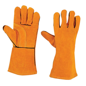 Gants TIG en cuir de vachette industriel de haute qualité Caractéristiques de sécurité renforcées Usine pakistanaise pour les gants de travail Stick MIG - Product Image 1