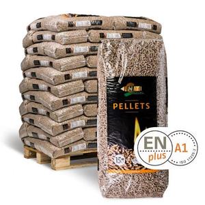Granulés de bois de pin ENplus A1 20kg Garantie 3 ans Faible teneur en poussière 1% Haute teneur en cendres Température de fusion 1200°C - Product Image 4