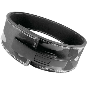 GAF Ceinture d'haltérophilie à boucle à levier de 4 "en cuir véritable véritable fait à la main individuellement Powerlifting et musculation - Product Image 3