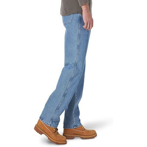 Nuevo Jens Hip Hop Rhinestone Hombres Jeans Stretch Retro Pintado Flaco Algodón Denim Jeans Pantalones Hombres Ripped Moda Transpirable Personalizado - Product Image 2