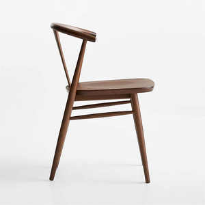 Offre Spéciale Style nordique frêne bois bois moderne minimaliste balcon loisirs maison hôtel chaise de salle à manger en bois pour salle à manger japon - Product Image 3