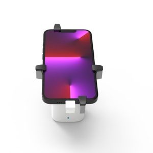 Soporte de exhibición antirrobo móvil Tocvue con función de carga para teléfono celular/tableta, blanco, bocina de 90dB, sensor de movimiento, Wi-Fi, Tuy - Product Image 2