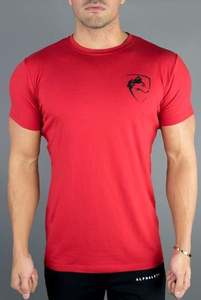 เสื้อยืดคอกลมผ้าคอตตอนสำหรับผู้ชายพิมพ์ลายผ้าไหมสีฟ้าสำหรับ100% เสื้อคอกลมสไตล์เรียบง่ายไซส์ใหญ่พิเศษแบบสั่งทำ - Product Image 4