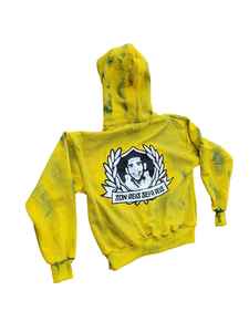 Sudadera con capucha y cremallera de doble CAPUCHA DE Hip Hop con pasamontañas High Street Fashion Letter Print Jacket para Otoño/Invierno - Product Image 4