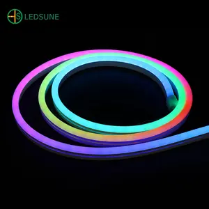 Dreamcolor Luces Led Neon 12V 24V Flex Silicone Tube Neon LED Strip Light For Bedroom Living Gaming Room Party Christmas