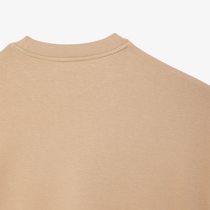 Sudadera de calle de cuello redondo de gran tamaño con logotipo personalizado para mujer 100% algodón de peso pesado 400GSM Plus polar para logotipo frontal de invierno - Product Image 4